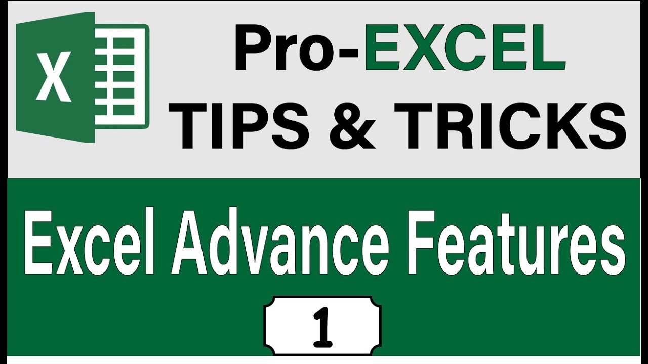 20 Advance Excel Tips And Tricks 2019, Excel 2019 Cool Features & Skills, [Applicable to Excel 2016]