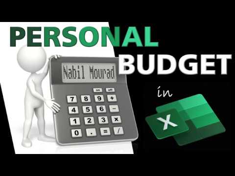 Create a Personal Budget – With lots of Excel Tips and Tricks