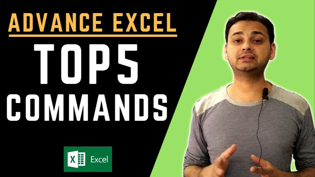 Top 5: Advanced Excel Tips 2019 (Powerful & Faster!!)  in Hindi  [Tech Guru Plus]