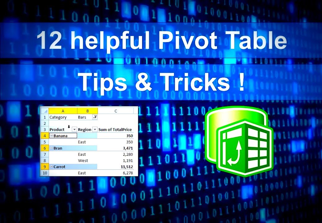 12 useful Pivot Tables Tips & Tricks everyone should know