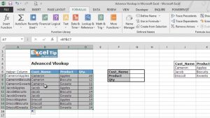 Advance Vlookup in Microsoft Excel