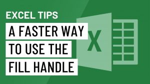 Excel Quick Tip: A Faster Way to Use the Fill Handle