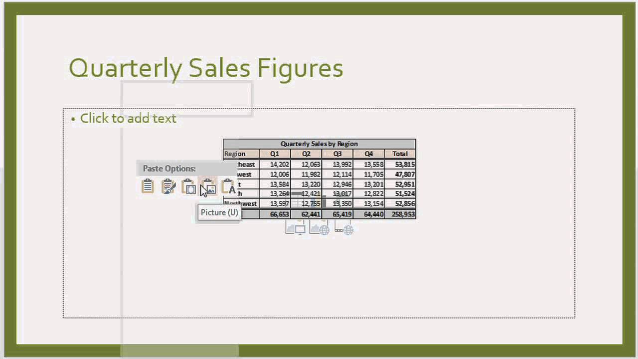 How to Import Excel Data Into a PowerPoint : Microsoft Office Tips