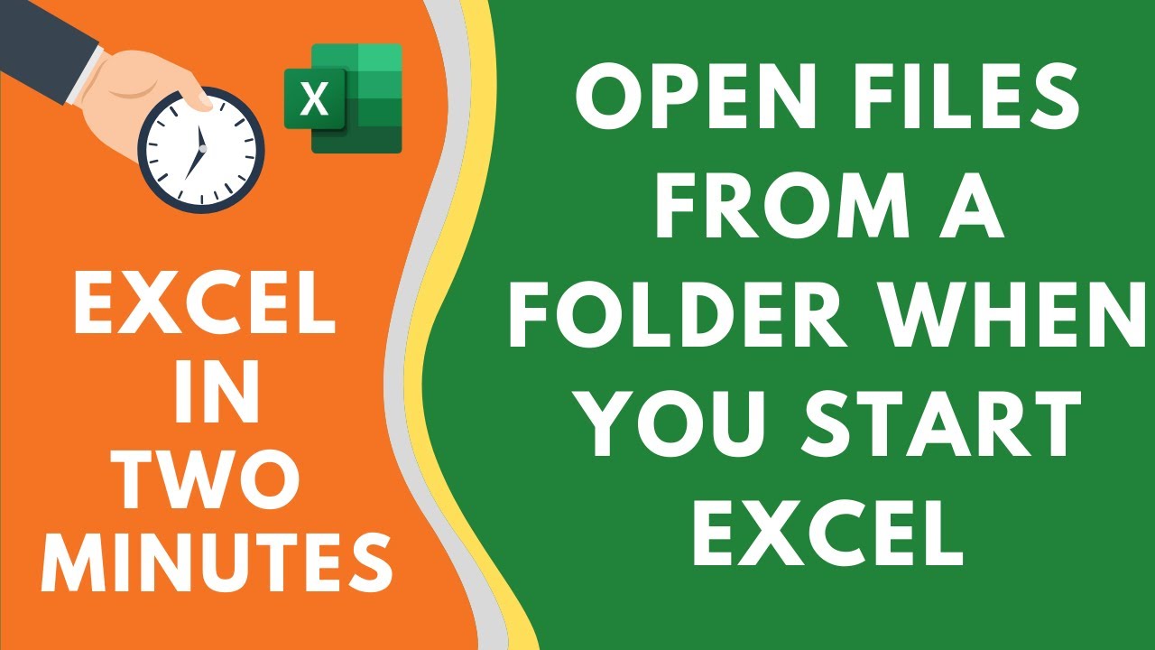 Automatically Open Specific Excel Files When you Start Excel