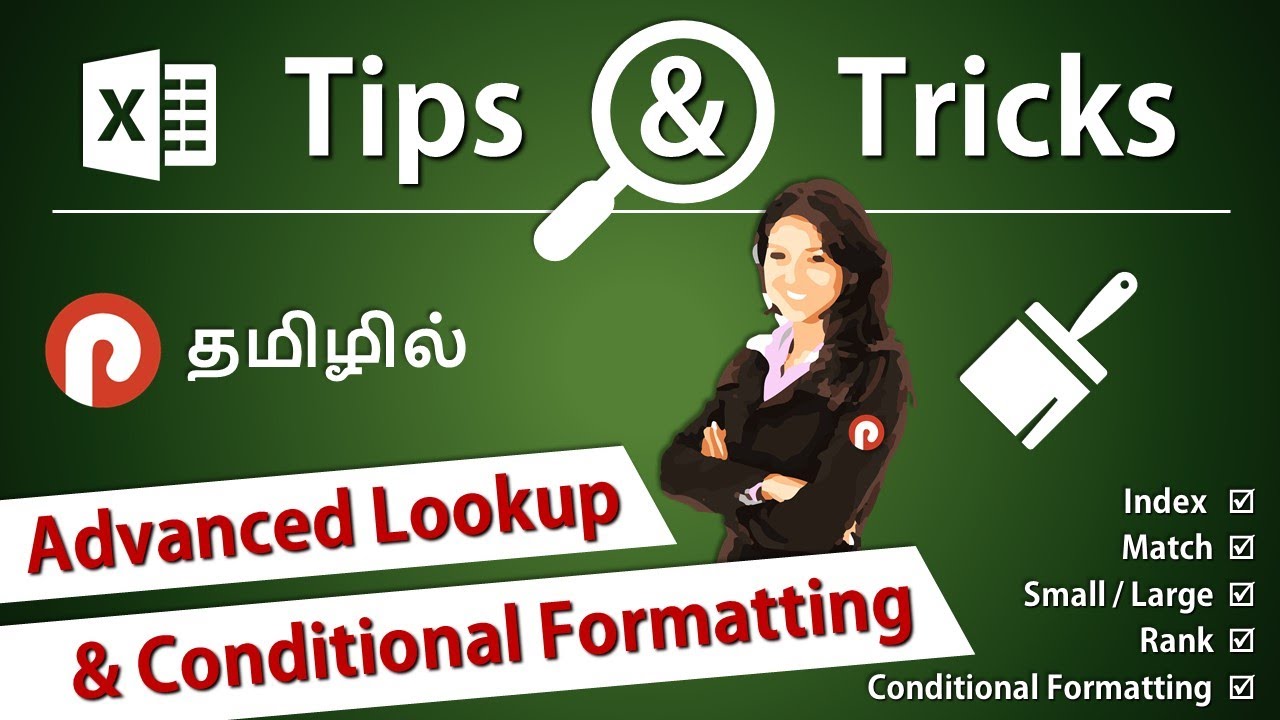 Excel Tips & Tricks – Advanced Lookup Formula in Conditional Formatting – Rank Small Large Index