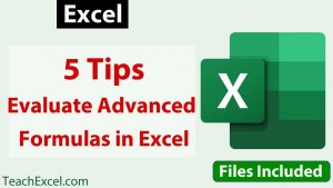 5 Tips for Evaluating Complex Formulas in Excel