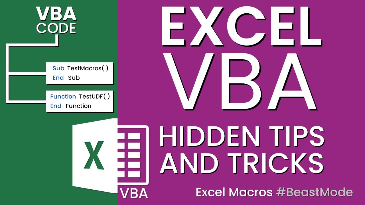Excel VBA Tips and Trick | Most Powerful Function in Excel VBA | Excel VBA Tutorial | For Beginners