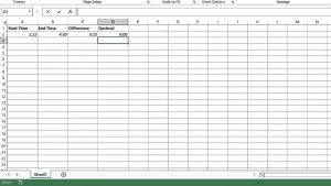 How to Convert Excel Time Difference to Decimal Number : MIcrosoft Excel Tips