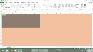How to Change the Background Color in MS Excel : MIcrosoft Excel Tips