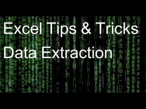 Excel Data Extraction Tips & Tricks (part 1)