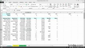 Transposing data and charts | Excel Tips | lynda.com