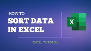 How to Sort Data in Excel | Excel Tips & Tricks | Excel Tutorial 2020