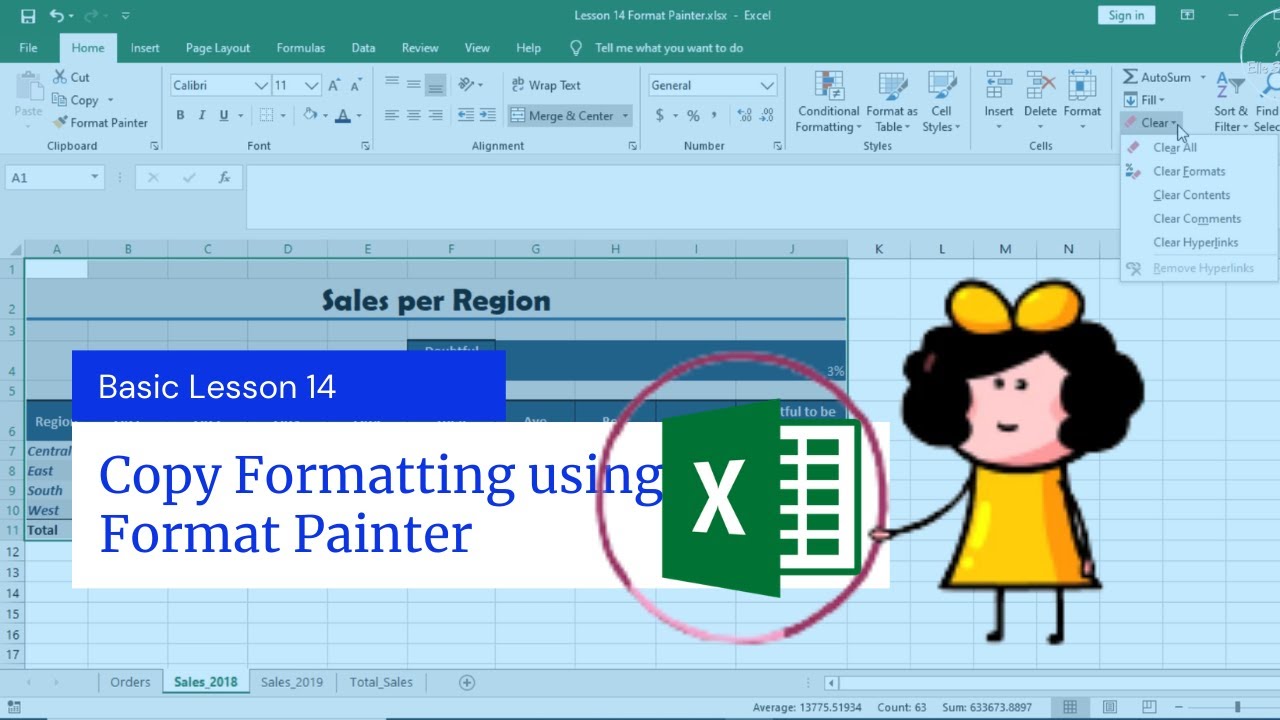 How to use the Format Painter in Excel | Excel Tips and Tricks