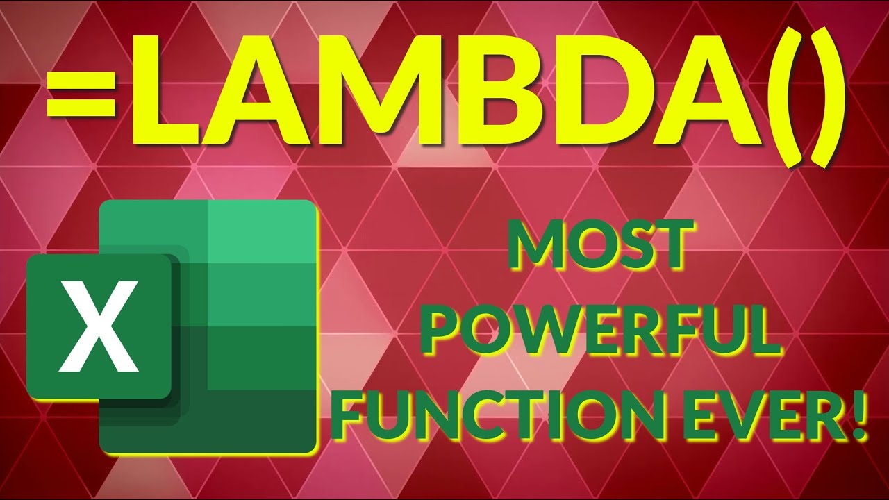 Excel LAMBDA Function