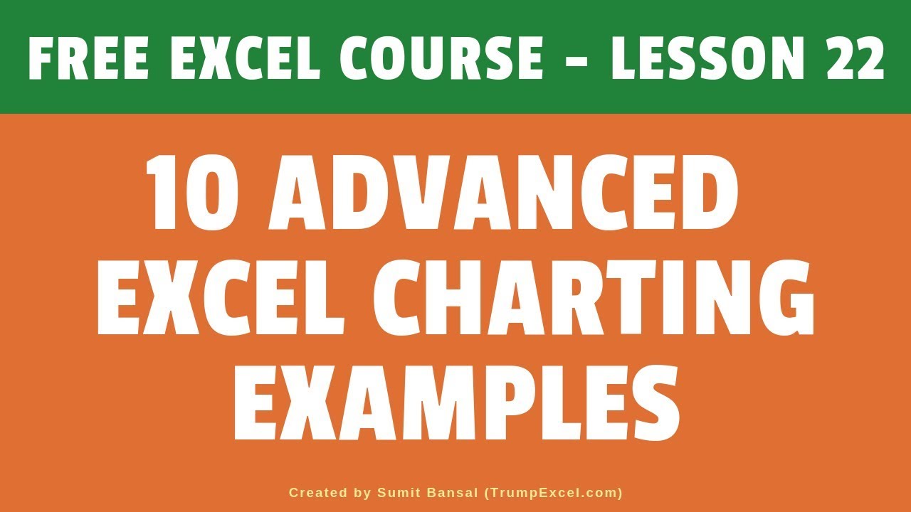 10 Advanced Excel Charts and Graphs (Creating from Scratch) | FREE Excel Course
