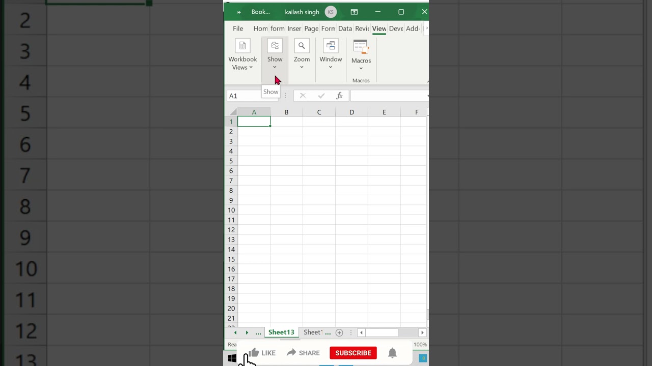 #shorts | Headings Trick Excel |Excel funny magic trick and tip | Excel shortcut trick |Excel trick|