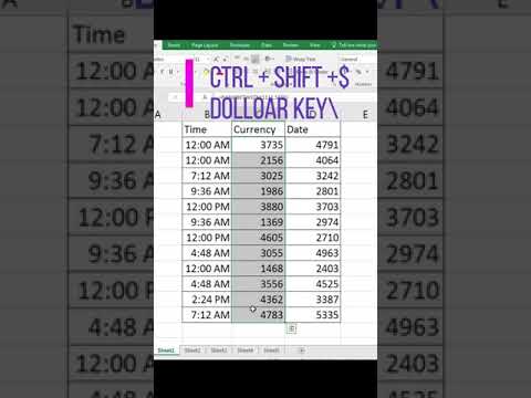excel change format of data with shortcut ||excel tips and tricks || #excelshorts | Excel zone