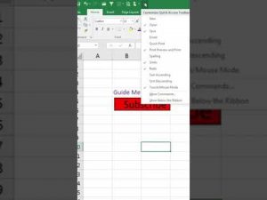 #shorts || Excel Tips And Tricks | Add space between commands- #excelshorts