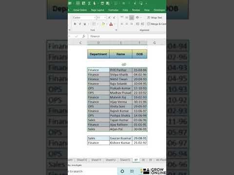 MS Excel Tricks & Tips 2021 – Move Data Without Cut Copy and Paste (Video 37), #Shorts