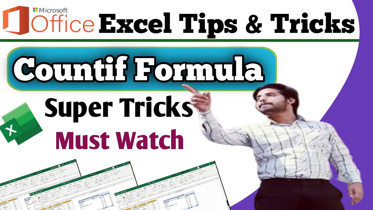 Countif Formula Super Tricks | Excel Tips & Tricks | Excel | Countif Function