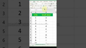 Small abcd formula | Excel tips & tricks | #Shorts