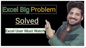 #Shorts | Excel Big Problem Solved | Every Excel User Must Watch | Excel Tips and Tricks in Hindi