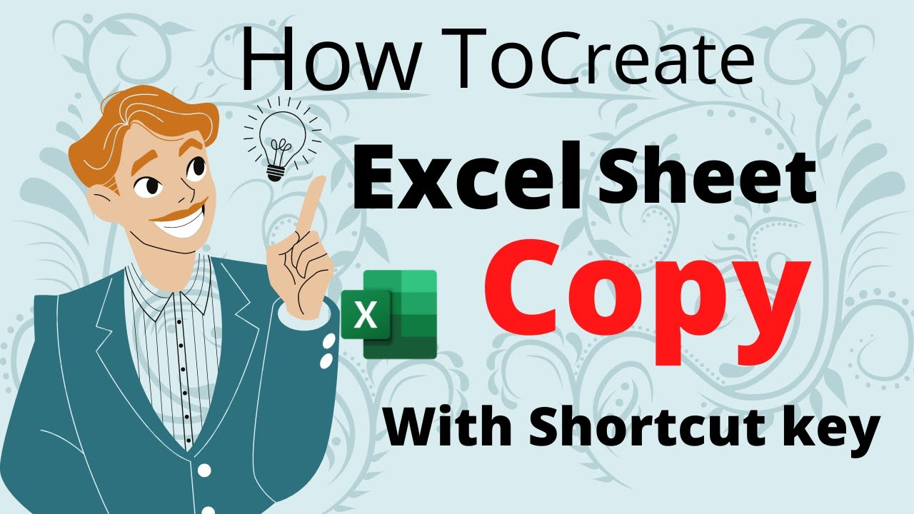 #shorts || Excel tricks 2021 | Shortcut to create Excel sheet copy |  #excelshort