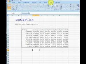 ExcelExperts.com – Excel Tips – Easily change the print area