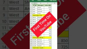 #shorts #dtip1 Subtotal Function in Excel | Advance Excel Tips and Tricks | Excel Tutorial in Hindi