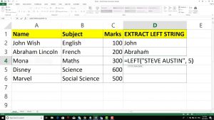 MS Excel Tips : How to EXTRACT part of TEXT STRING from cell in Excel?