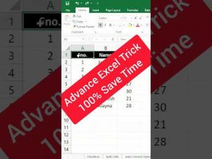 #Shorts Advance Excel Tips & Tricks | Never Seen Before | Excel Tutorial for Beginners in Hindi
