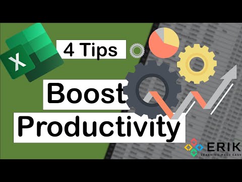Get Better at Excel! | 4 Excel Tips for enhanced Productivity [2022]