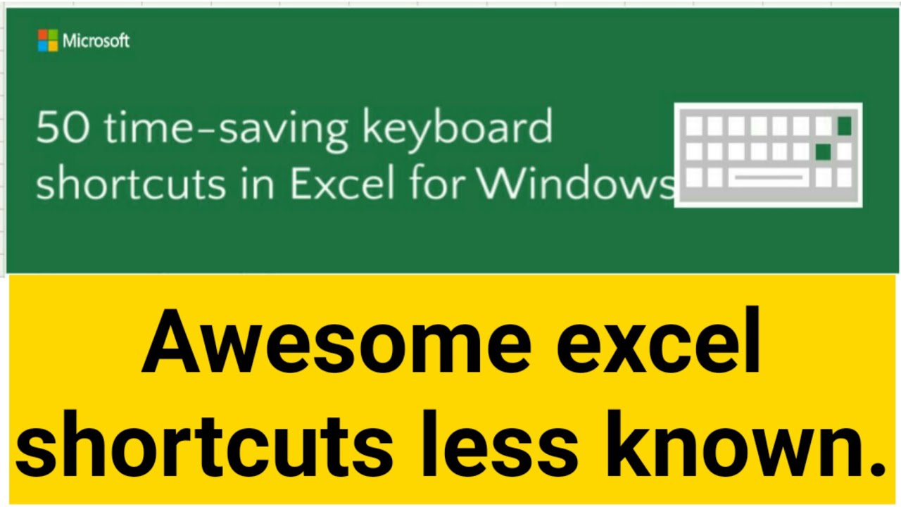 excel shortcuts | excel shortcuts in english | excel tips and tricks