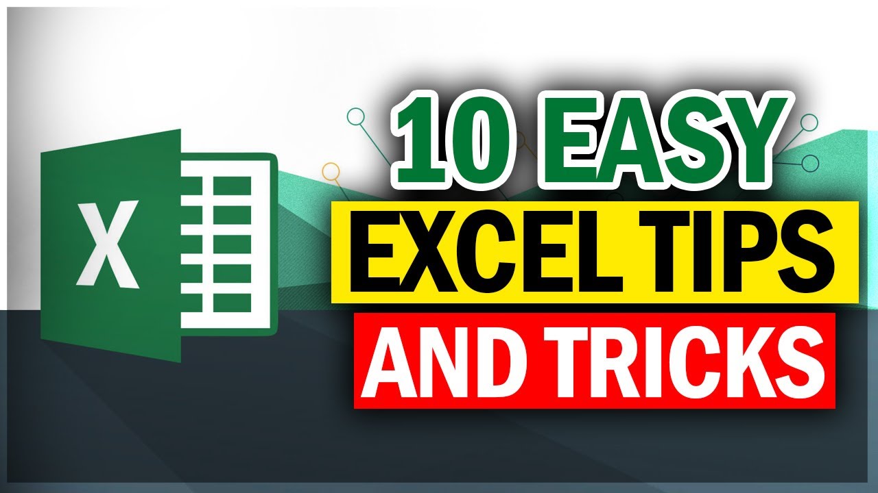 10 Excel Tips and Tricks for Beginners ✅