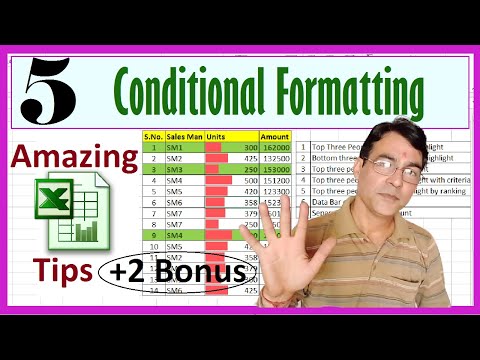 5 Excel Conditional Formatting Tips | Every excel user must know | ms excel tips and tricks
