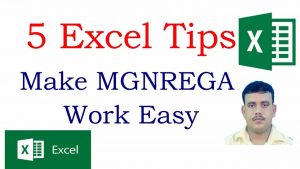 Excel Tips to make MGNREGA work easy || Advanced Excel tips with Example on NREGA data