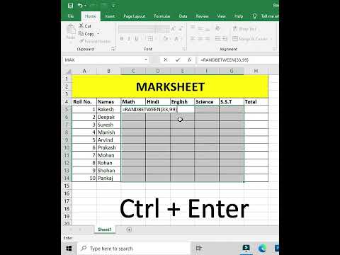 Excel Marksheet Tips And Trick | Know Every New Excel Users #exceltipsandtricks #technicalcomputer