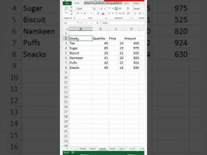 Excel Formatting Trick – 126 | Auto format of Table #shorts #excel #exceltips #exceltutorial #tips