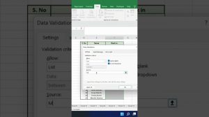 How to make drop down list in ms excel | Excel tips and tricks | #Excel #Tips