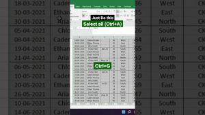Magic of Go to option Ms Excel | Excel tips and trick | Ctrl+G Magic | #Short video