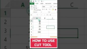 How To Cut in MS Excel Tips & Tricks #shorts #msexcel