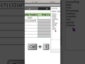 এক্সেলে নাম্বারের আগে জিরো লেখার টিপস 💥 MS Excel Tips and Tricks