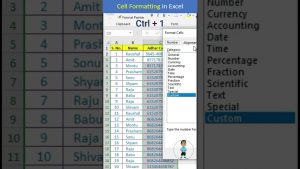 Excel Interview Question Data Formatting in Excel #excel #exceltips #exceltutorial #msexcel #shorts