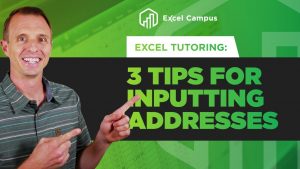 3 Excel Productivity-Based Tips for Working with Addresses