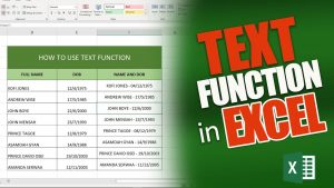 How to use the text function in excel  | Excel tips and tricks
