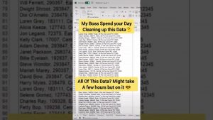 Cleaning up this Data Tricks And Tips in Excel