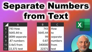 How To Separate Numbers From Text In Excel – Excel Tips & Tricks #shorts