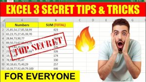✅ Top 03 Excel Tips and Tricks in Just 6 Minutes | Best 3 Excel Secret Tips | Everyone Should Know!!
