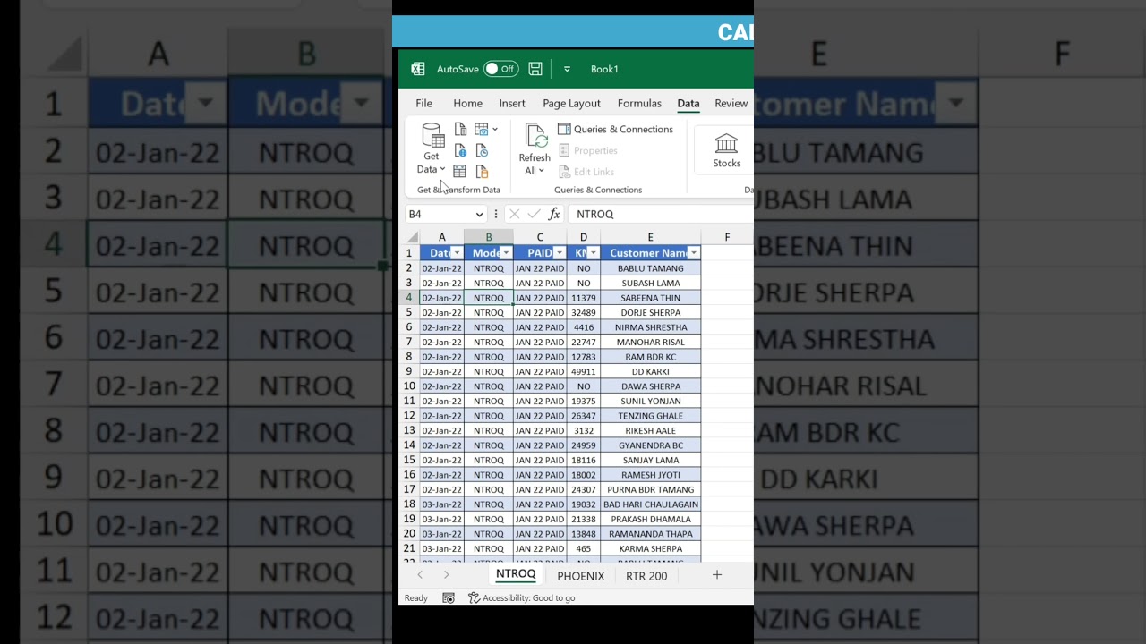how to combined Multiple Sheets Data within a Seconds | Advance Excel Tips