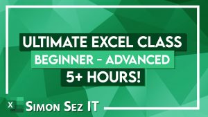 The Ultimate Excel Tutorial – Beginner to Advanced – 5 Hours!